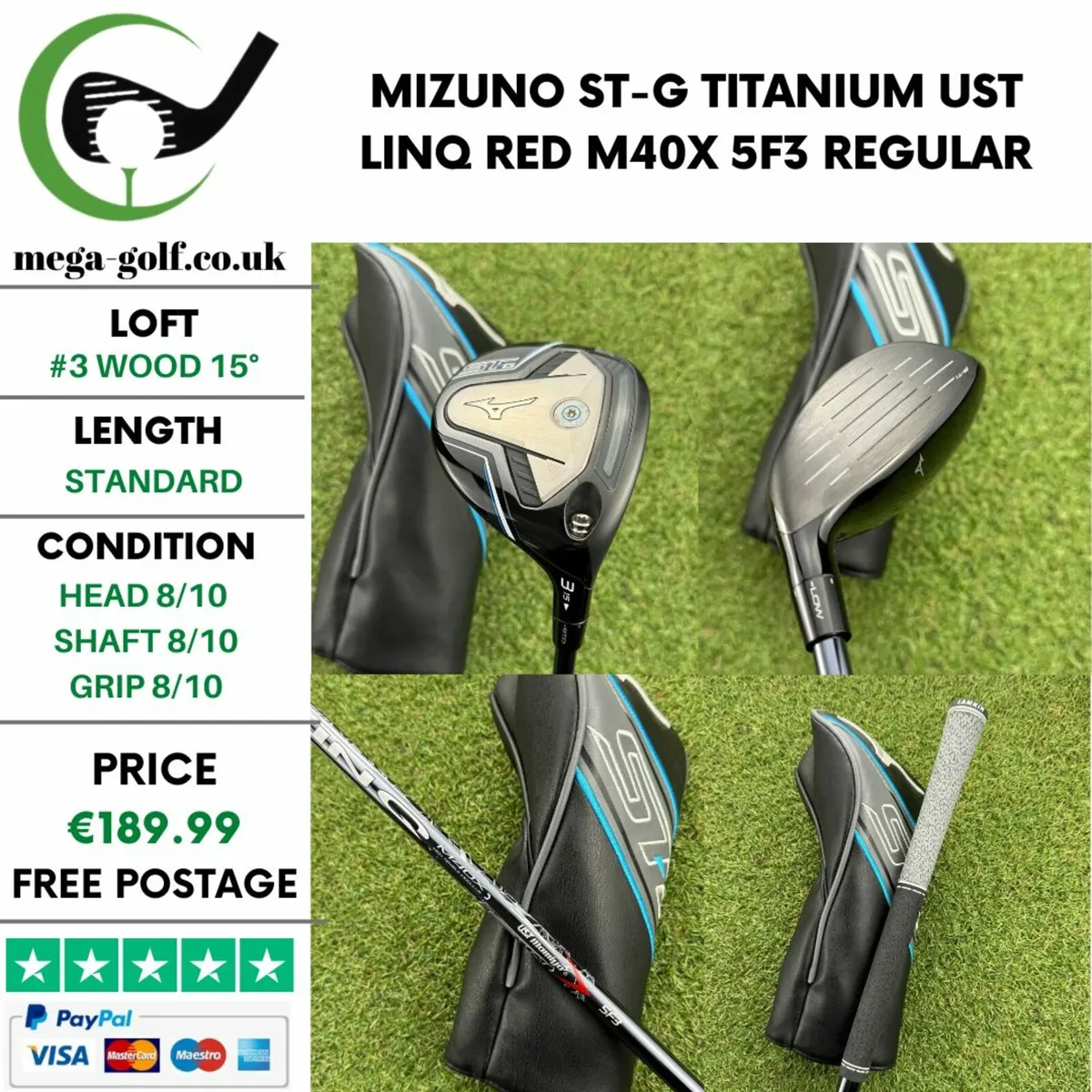 Mizuno ST-G Titanium #3 Wood 15° / Regular - Image 1