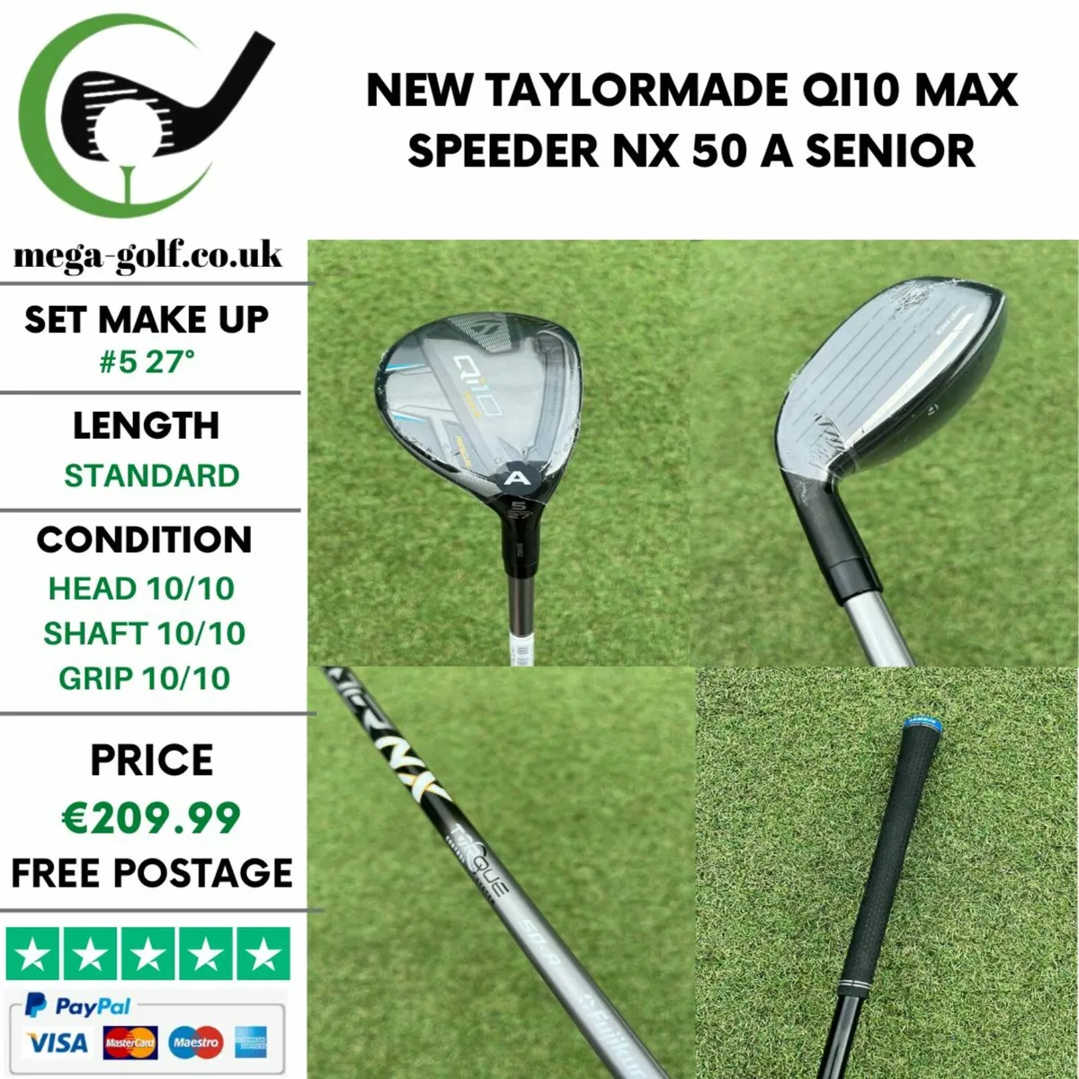 New Taylormade Qi10 Max #5 27° / Senior - Image 1