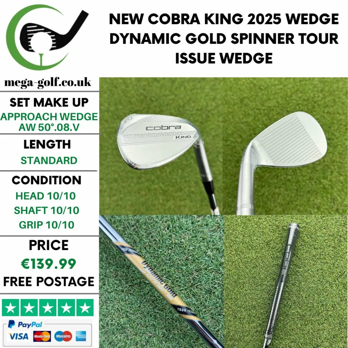 New Cobra King 2025 Wedge Aw 50°.08.V / Wedge - Image 1