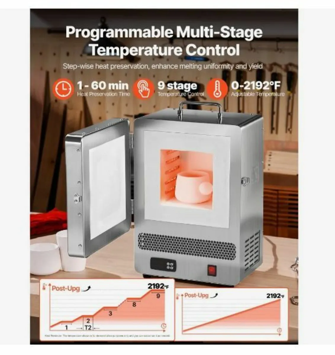 Tabletop Kiln Melter, 1500W - Image 2