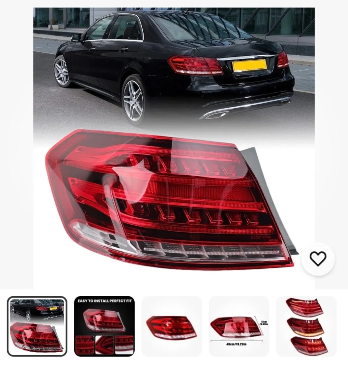 Mercedes W212 2014-2016 tailight left side - Image 1