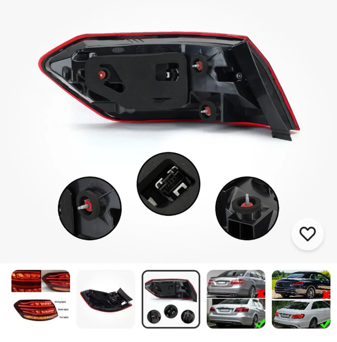 Mercedes W212 2014-2016 tailight left side - Image 3