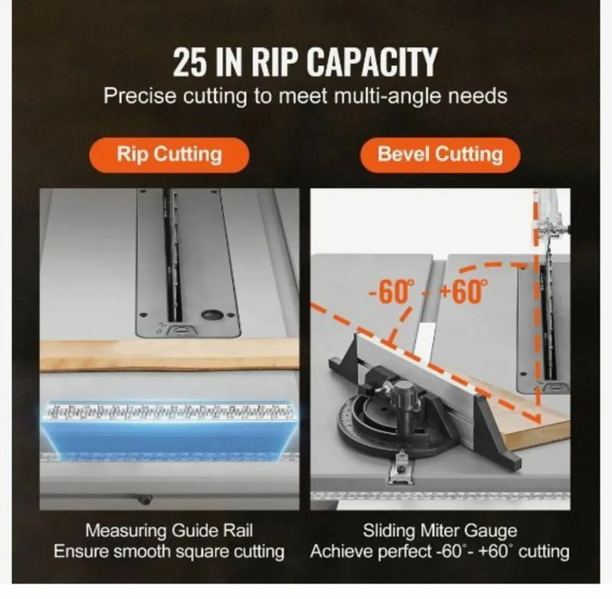 1800 W Table Saw Electric Cutting Machine - Image 2