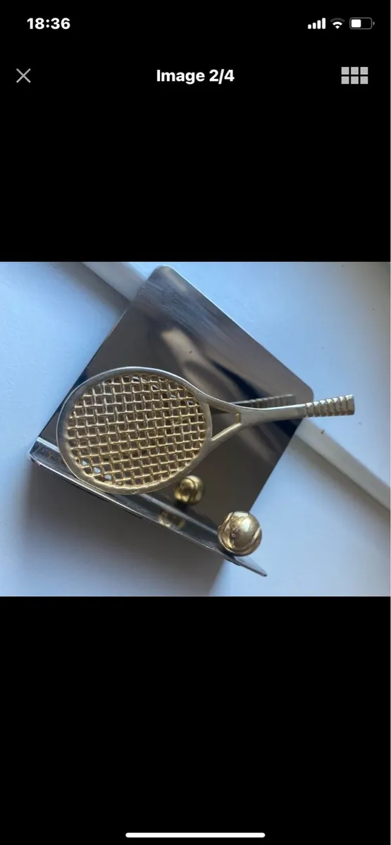 Tennis Desktop Letter/ Notebook Holder - Image 2