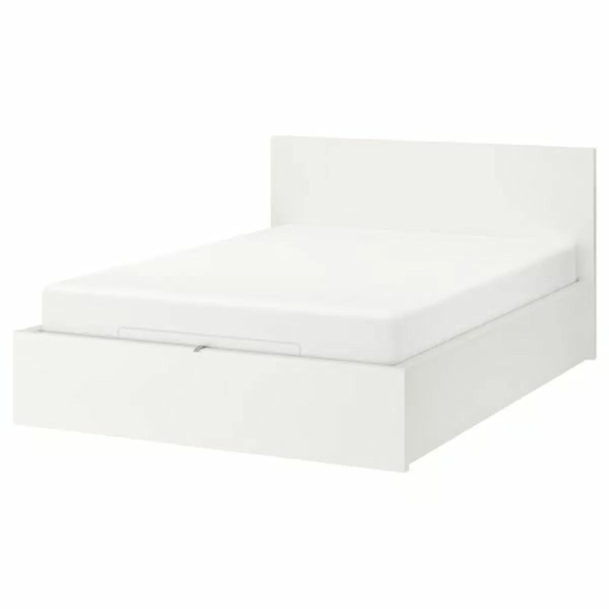 Storage Double Bed (Ikea MALM Ottoman) - Image 1