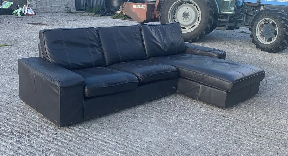 Leather Sofa - Image 1