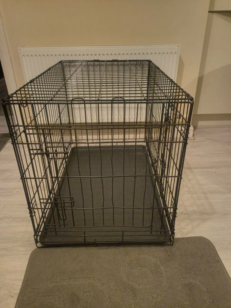 Large dog travel crate. - Image 1