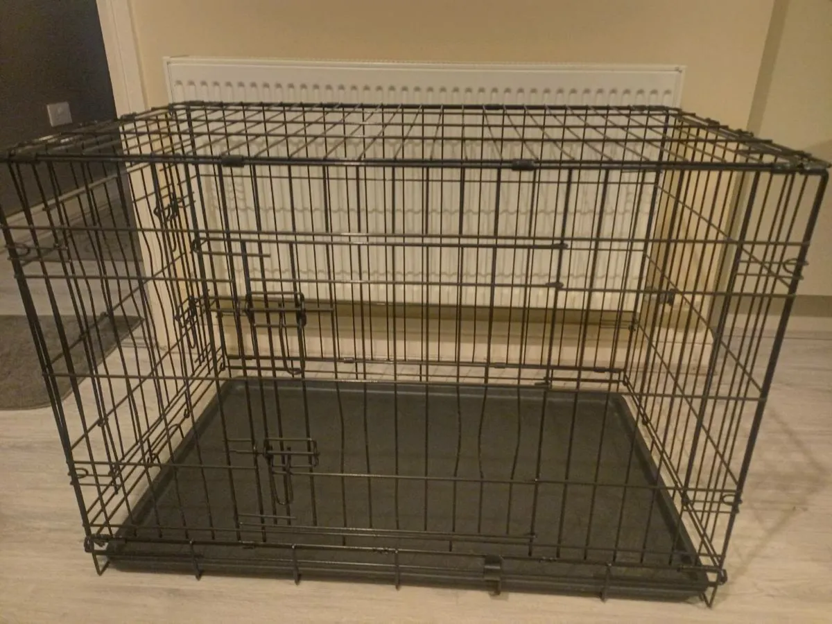 Large dog travel crate. - Image 4
