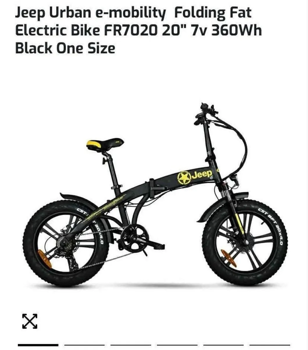 E-Bike foldable bike excellent condition & charger - Image 2