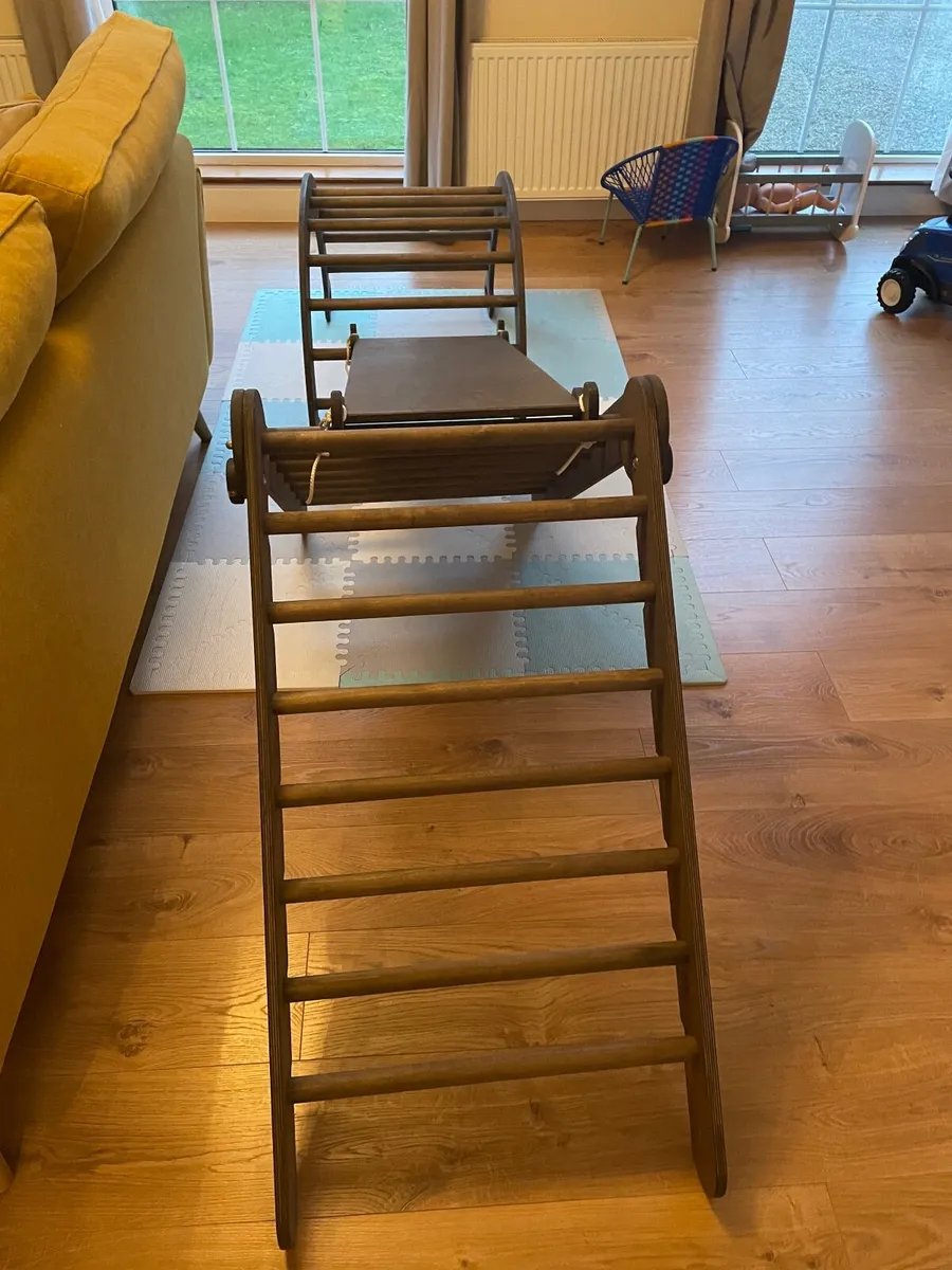 3in1 Montessori Climbing Set Wooden - Image 4