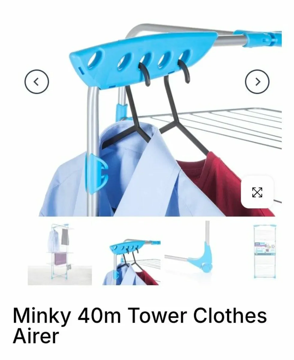 Quality Foldable Clothes Airer Rack - Image 4