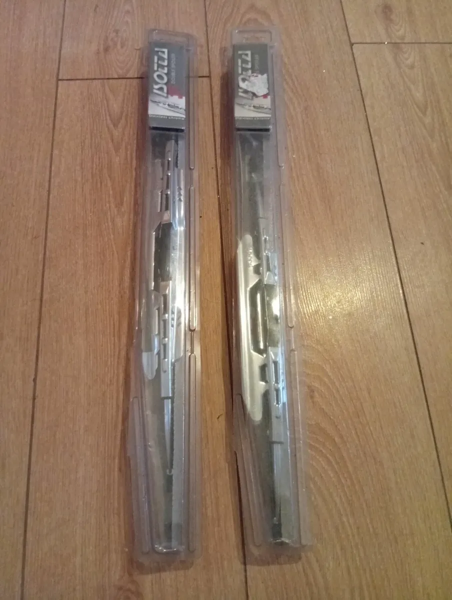 New Italian Chrome car wipers blades set - Image 4