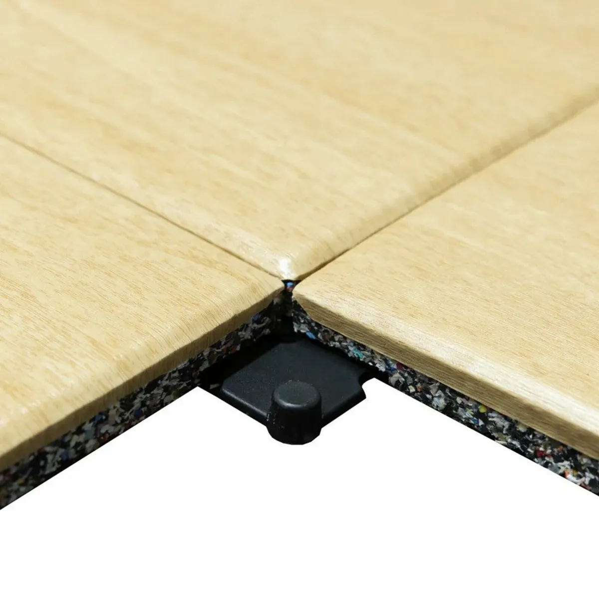 Lux: Amberwood 20mm 1m² Rubber Gym Flooring Tiles - Image 3