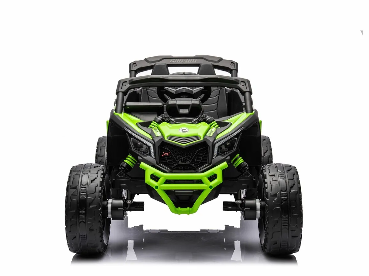 24V Can Am Maverick UTV Ride on Kids Toy Green - Image 2
