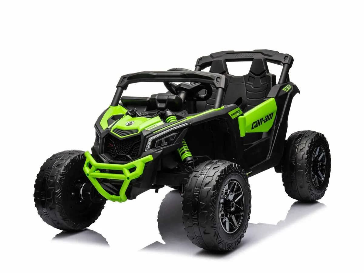 24V Can Am Maverick UTV Ride on Kids Toy Green - Image 3