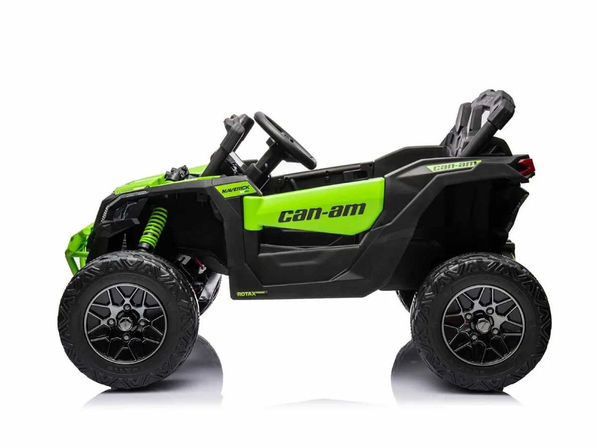 24V Can Am Maverick UTV Ride on Kids Toy Green - Image 4