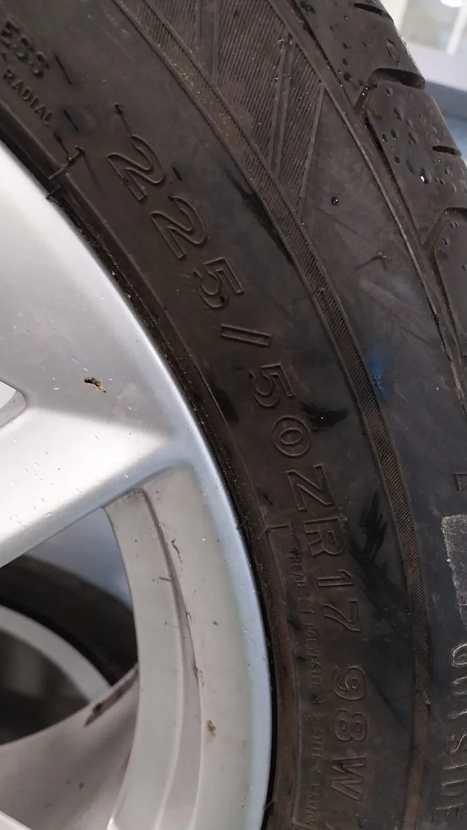 2017 Audi a4 Alloy Wheels Set 225/50R17 - Image 3