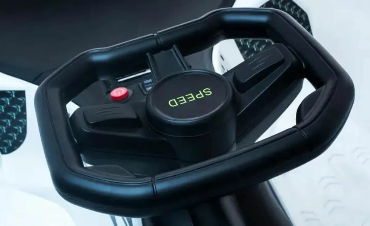 24V Drifting Kart Ride on Kids Toy White Color - Image 4