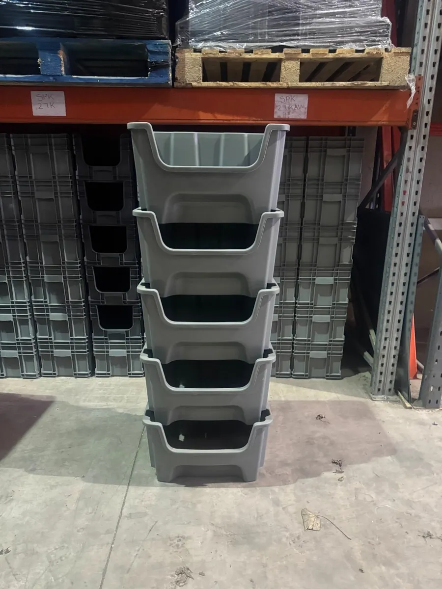 5x brand new open front storage boxes - Image 2