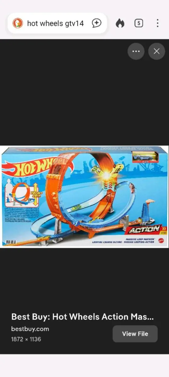 Hot Wheels track sets - Image 1