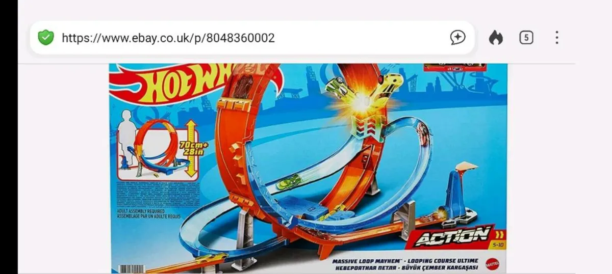 Hot Wheels track sets - Image 2