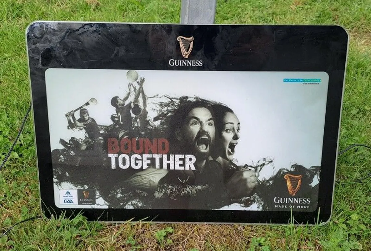 Guinness GAA Light up Advertising sign - Image 2