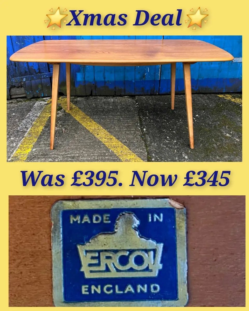 ERCOL PLANK TABLE - Image 1