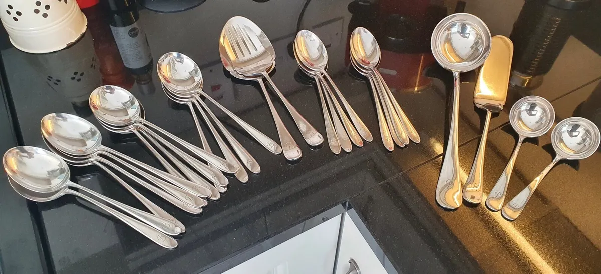 Silver plated David Mellor ‘Pride’ Cutlery set - Image 2