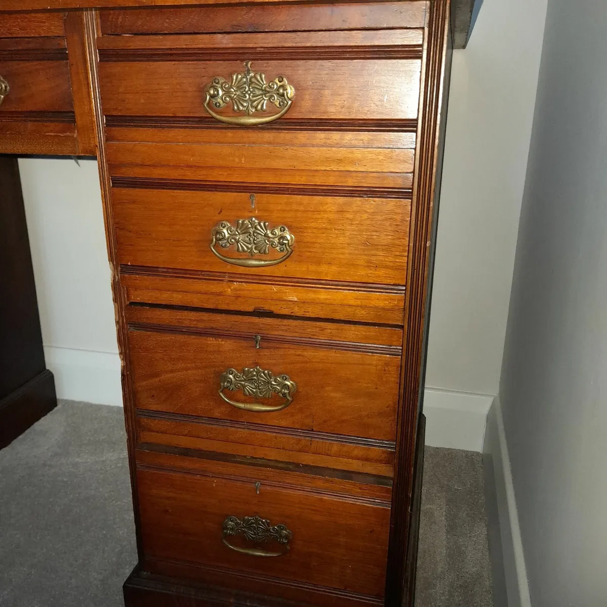 Antique Office Desk - Image 3