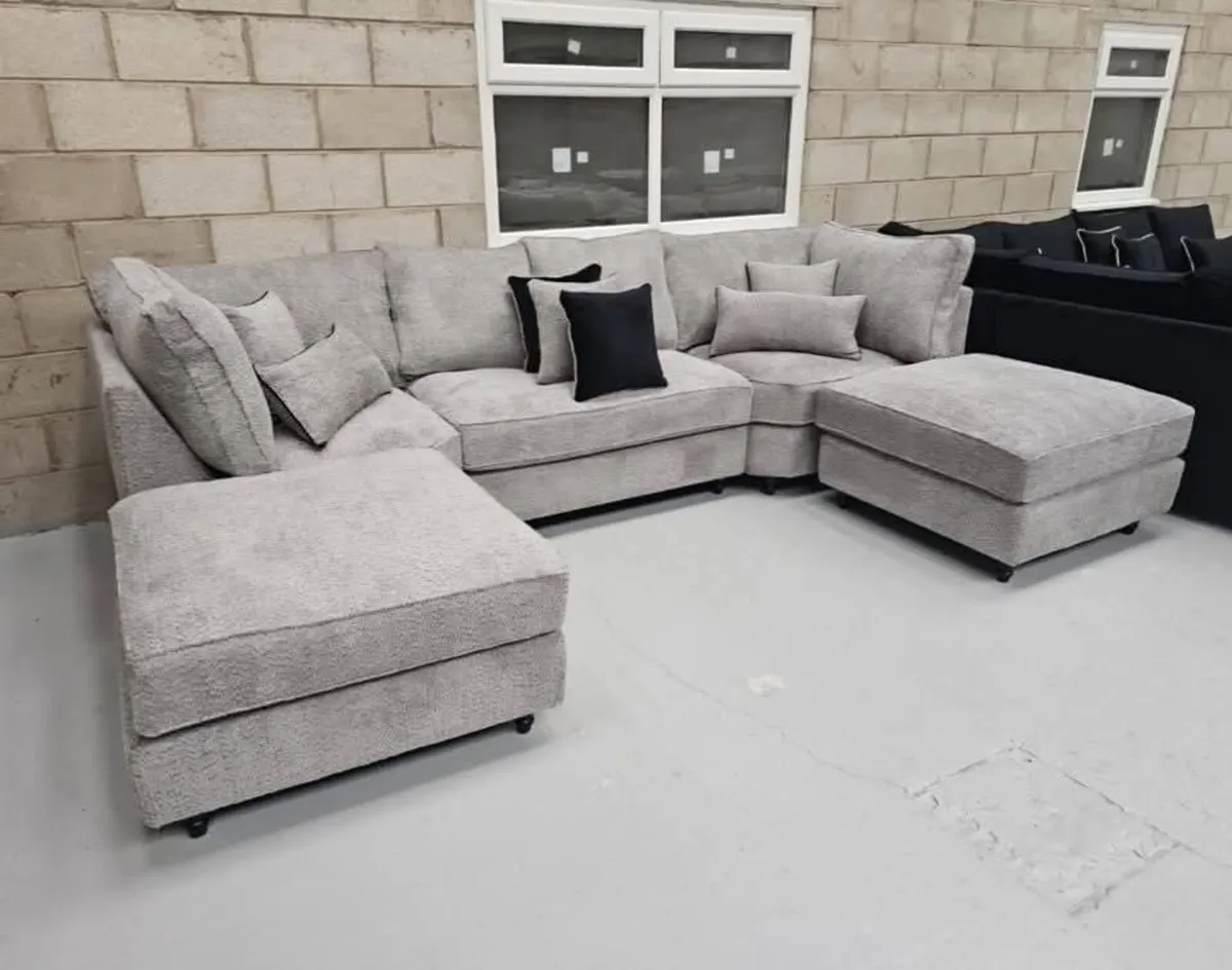 "Lovely Bishop U Shape Sofas" - Image 3