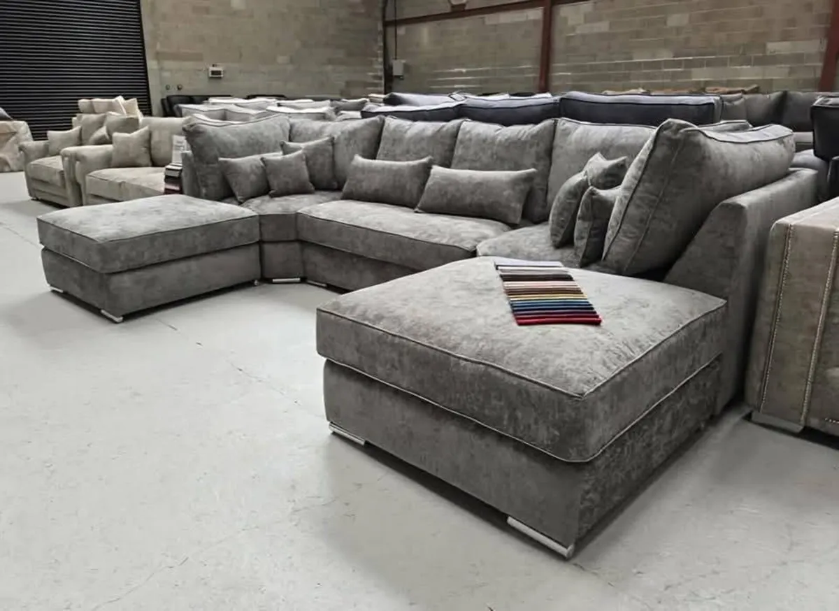 "Lovely Bishop U Shape Sofas" - Image 4