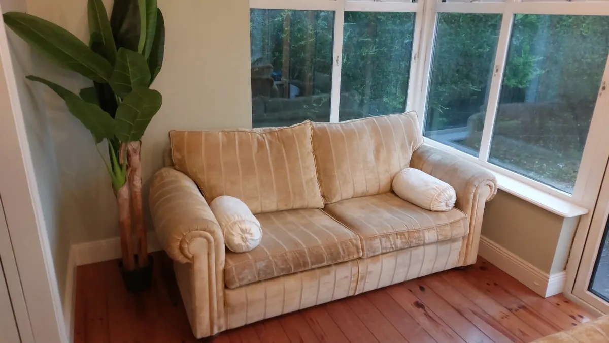 Two top quality vintage couches