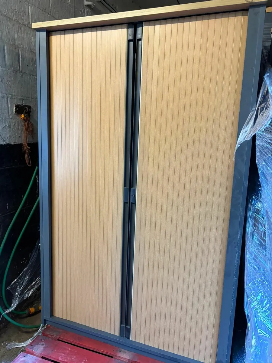 Preowned 1700mm Tambour Cupboards - £125+ VAT - Image 2