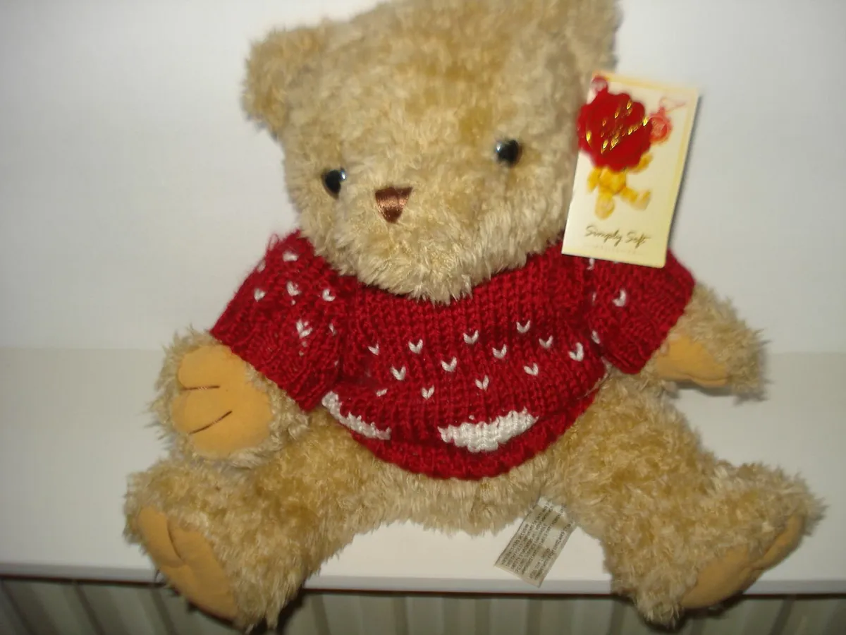 KEEL TOYS SIMPLY SOFT COLLECTION BEAR. - Image 1