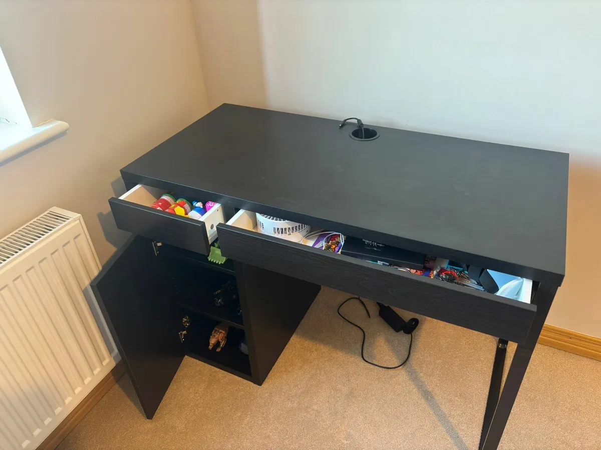 Desk, black-brown - Image 1