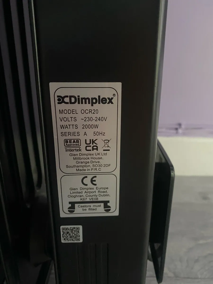 Dimplex 8 fin electric oil Heater - Image 2