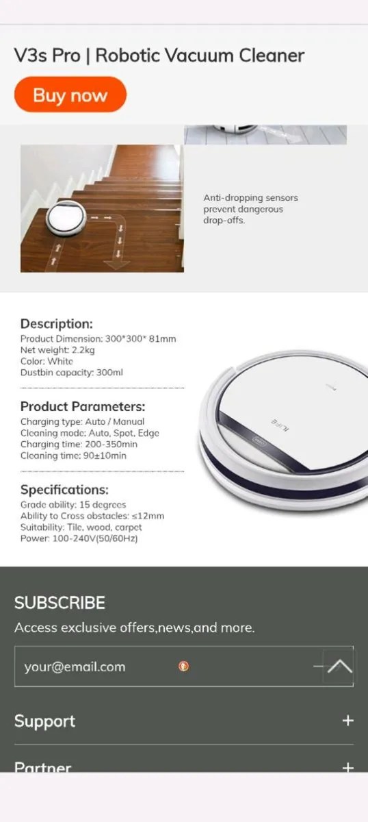 Automatic Robot vacuum cleaner - Image 1