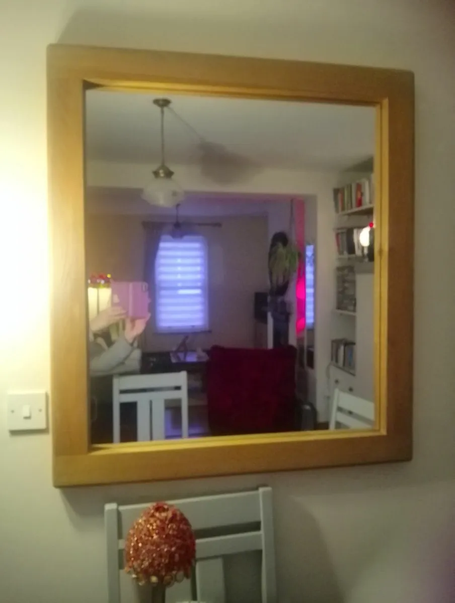 Beautiful Wooden Wall Mirror