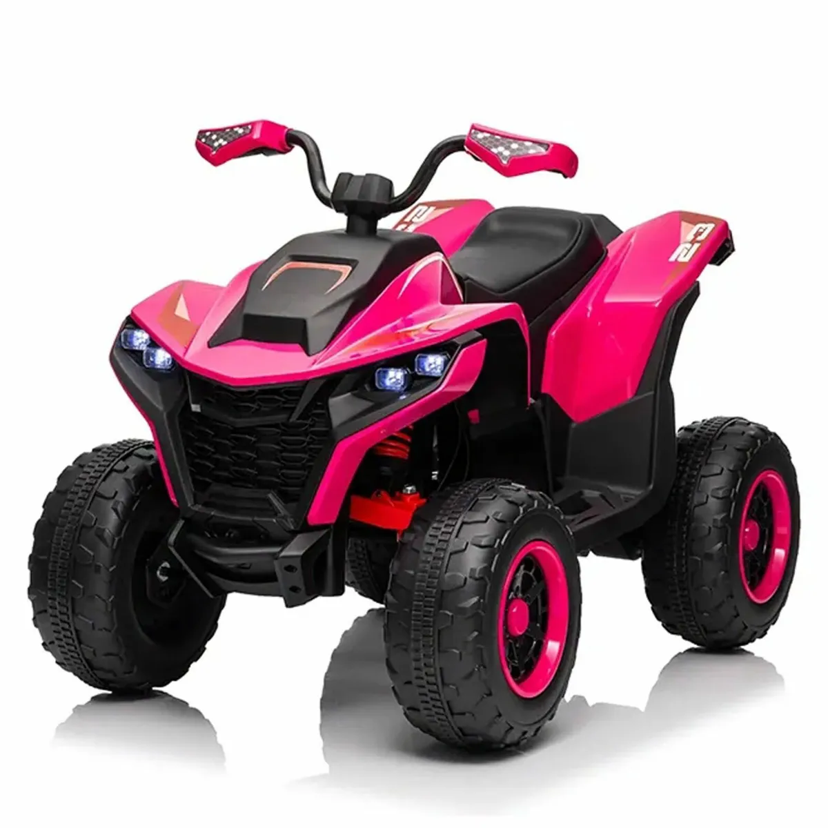 24V Quad Ride on Kids Toy Pink Dual 75W Motors - Image 1