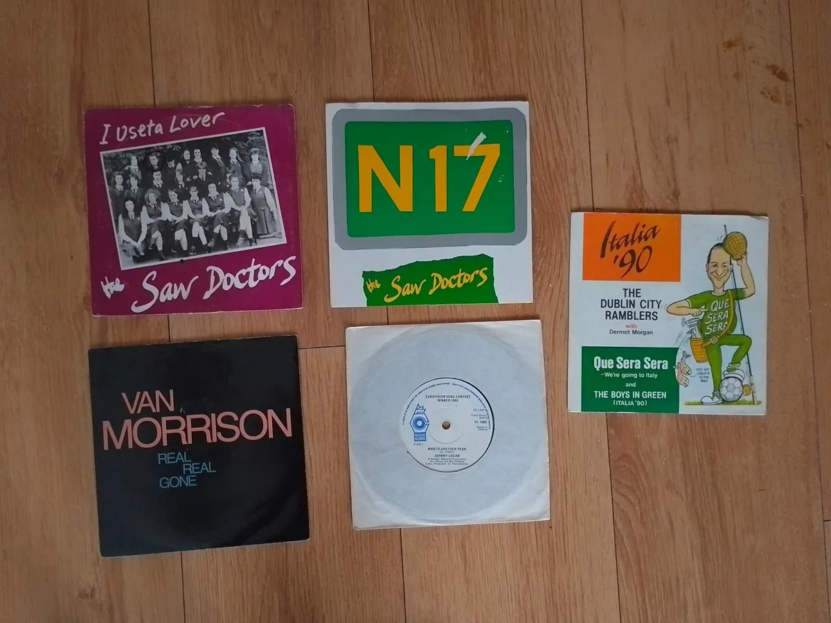 RARE OLD IRISH 7 INCH VINYL RECORDS. 5.