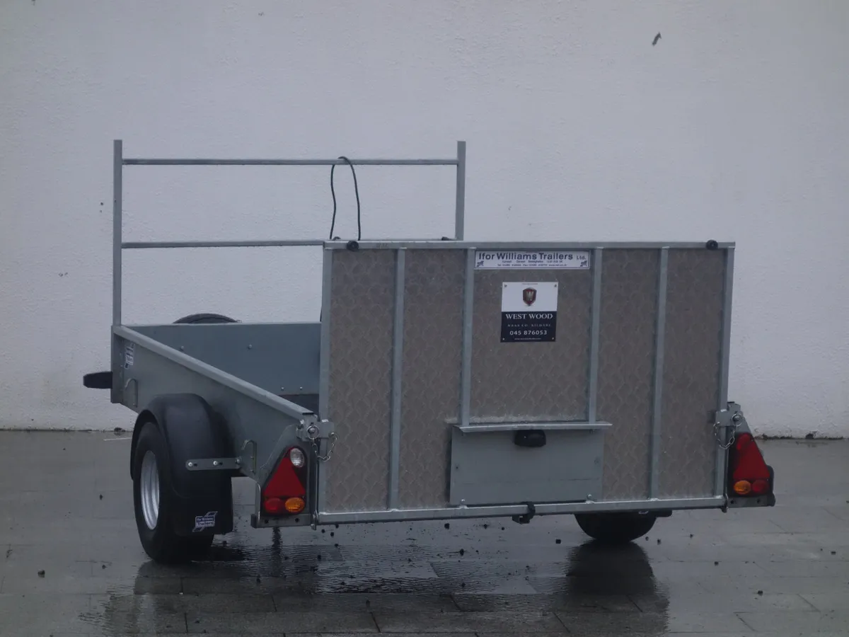 T09926 Used P8e 8' x 4'9'' Ifor Williams Trailer - Image 2