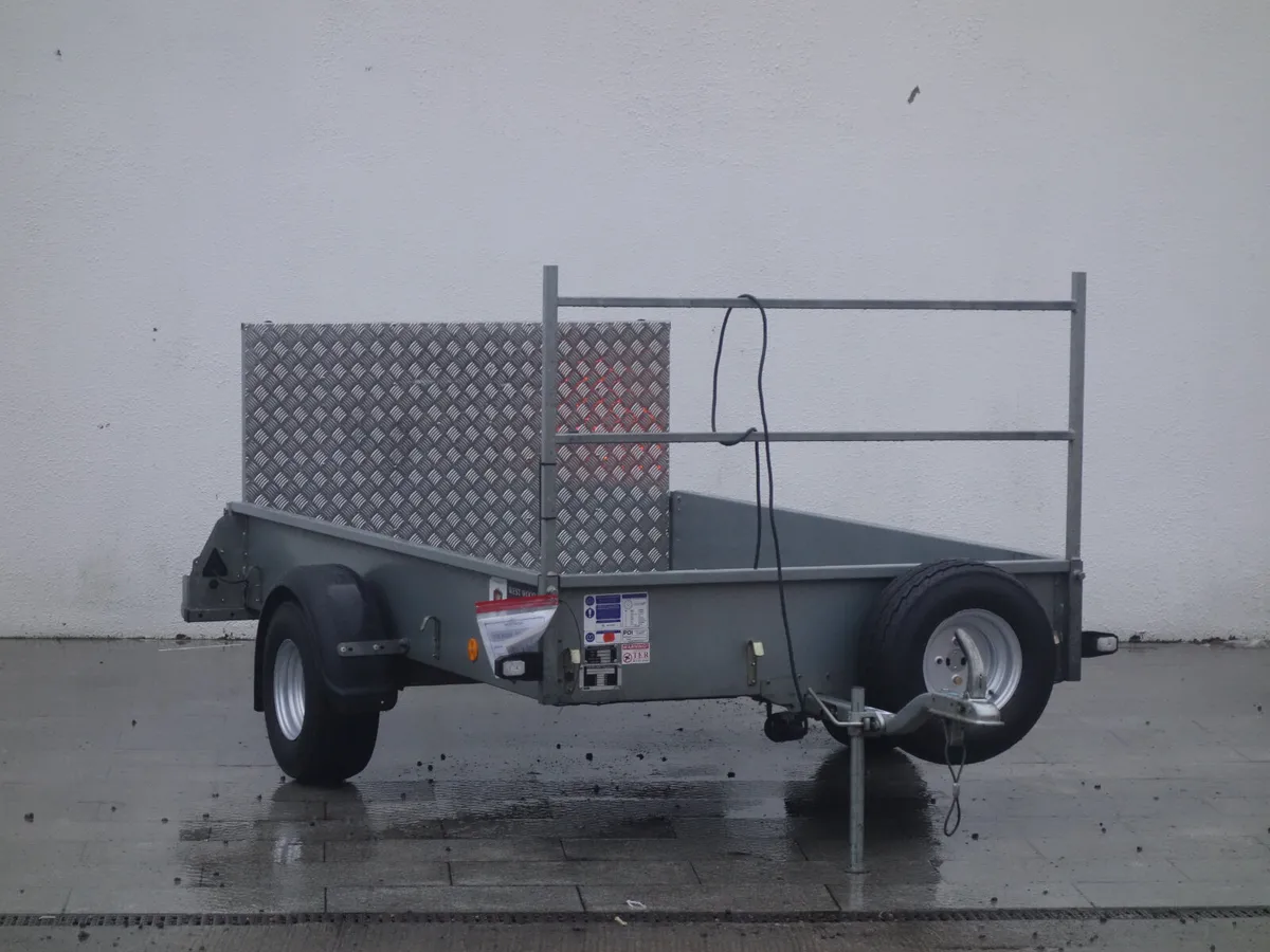 T09926 Used P8e 8' x 4'9'' Ifor Williams Trailer - Image 1