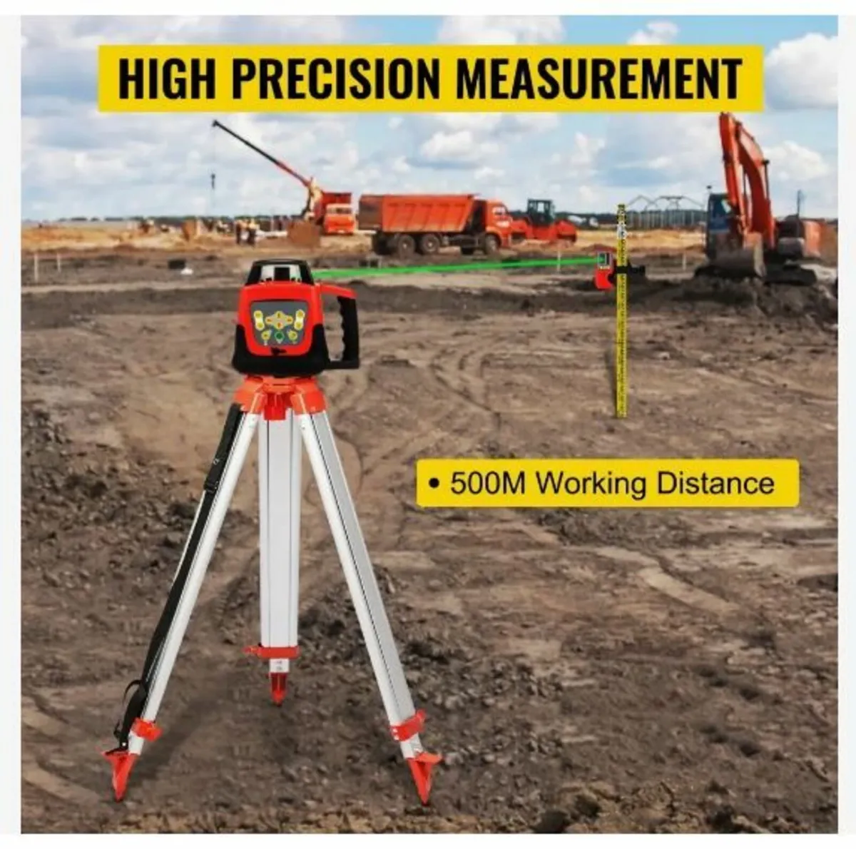 Green Rotary Laser Level Kit - Image 2