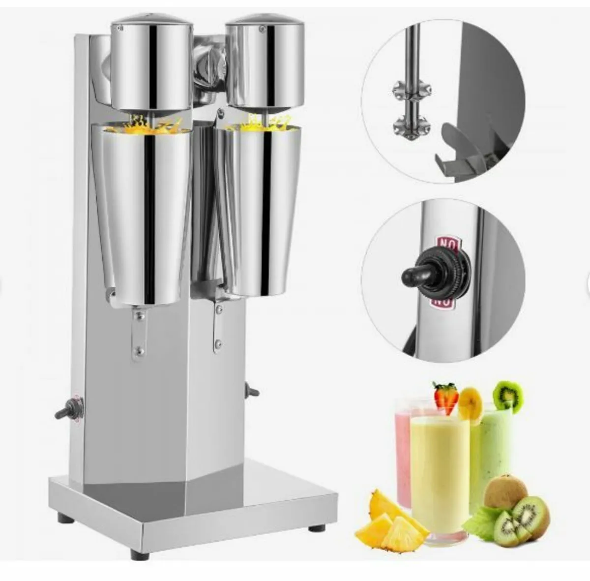 Milkshake Maker Kit, Stainless Steel - Image 1