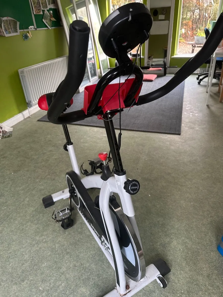 gym equipment .bike. Rebounder and Step platform. - Image 1