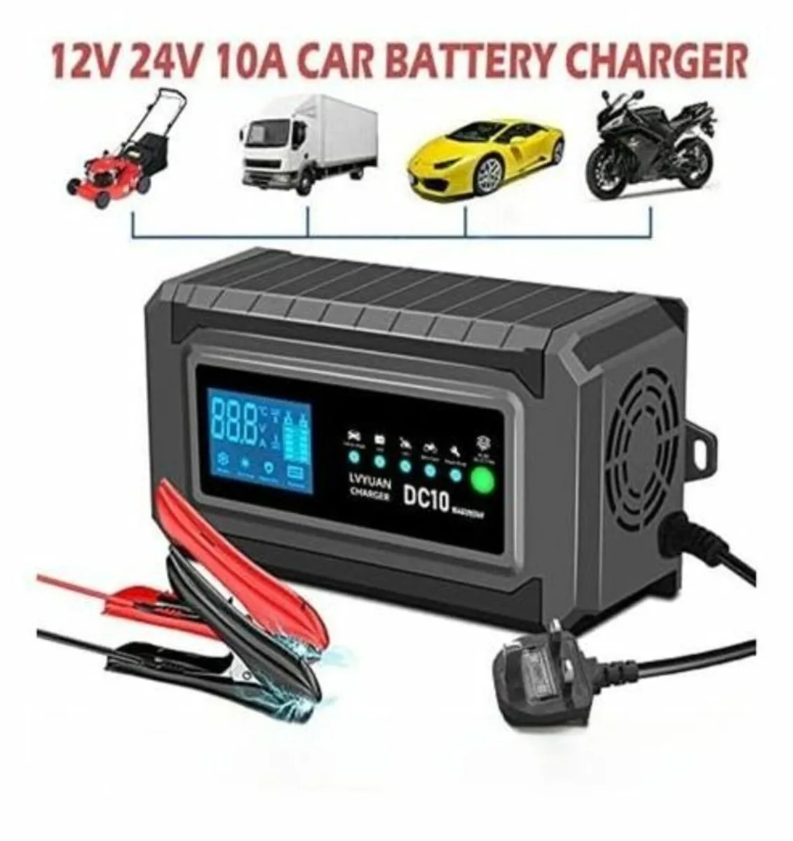 10Apms Car Battery Charger. - Image 2