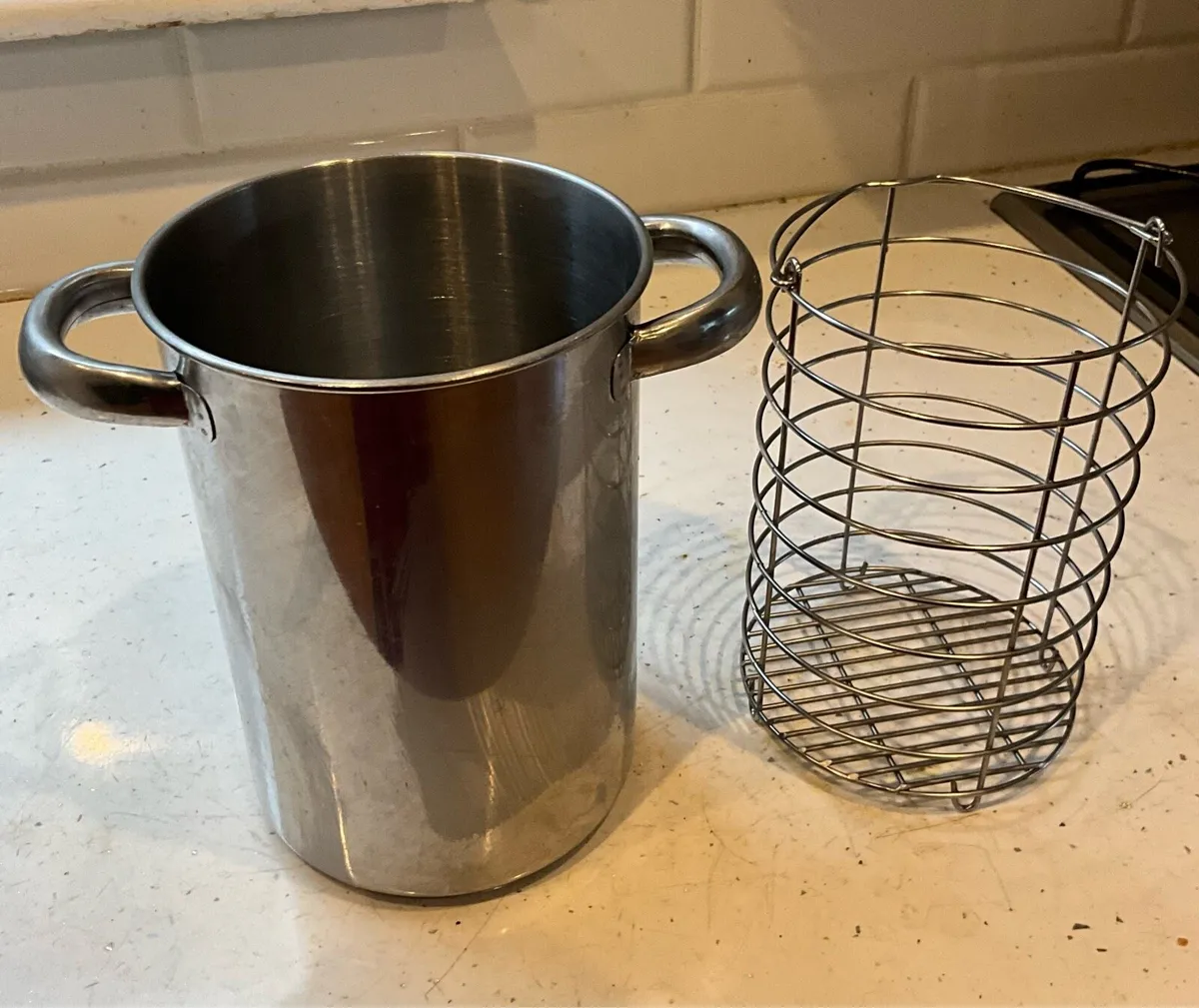 Brushed Chrome Wine Cooler - Image 2