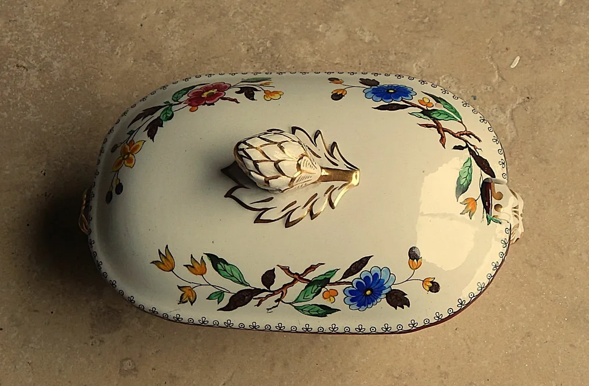 Spode Gilded Sauce Tureen and Stand - Image 3