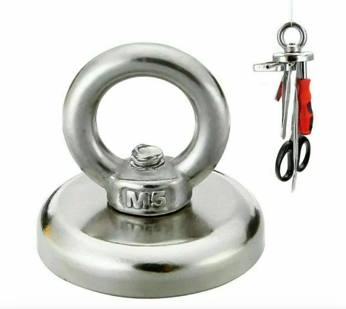 Fish Hook Finder 25mm 14kg strong salvage magnet p