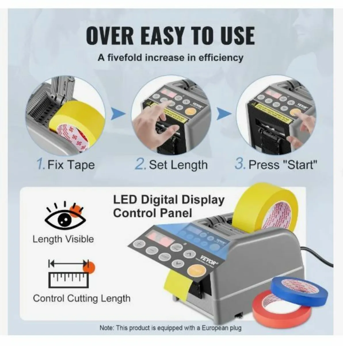 Zcut-9 Automatic Tape Dispenser Adhesive - Image 4